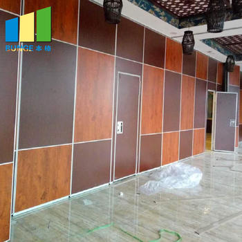 Movable Sound Proof Partition Panels Acoustic Folding Operable Walls for Function Hall