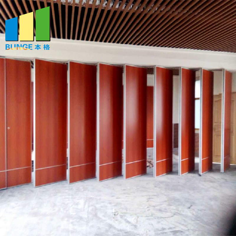Aluminium Office Folding Soundproof Movable Meeting Room Partition Walls