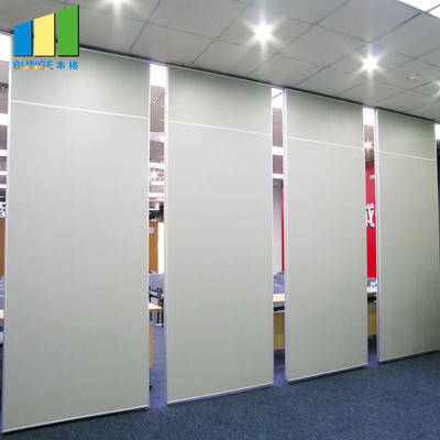 Decorative Wooden Sound Proof Operable Partition Walls for Meeting Room