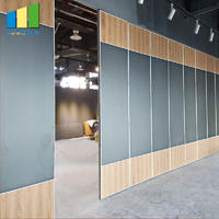 Mdf Board Aluminium Frame Soundproof Operable Partition Wall for Auditorium