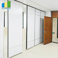 Wooden Acoustic Operable Walls Conference Room Partitions