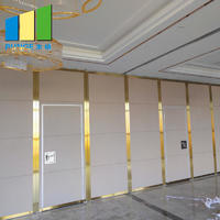 Hotel Wooden Operable Sliding Folding Partition Acoustic Movable Partition Wall