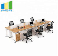 Modern Design BUNGE Office Furniture Factory,MDF Custom Office Workstations/Desks