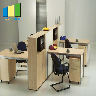 Free Standing 4-8 Seater Furniture Flexible Modular Office Workstations For Staff ISO9001