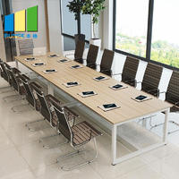 Wooden Office Furniture Board MFC Small Conference Meeting Room Tables