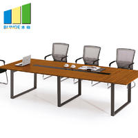 Modern Commercial Furniture MFC Melamine Wooden Office Conference Table for Boardroom