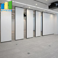 Soundproof Sliding Aluminum Frame Acoustic Movable Partition Walls for Meeting Room