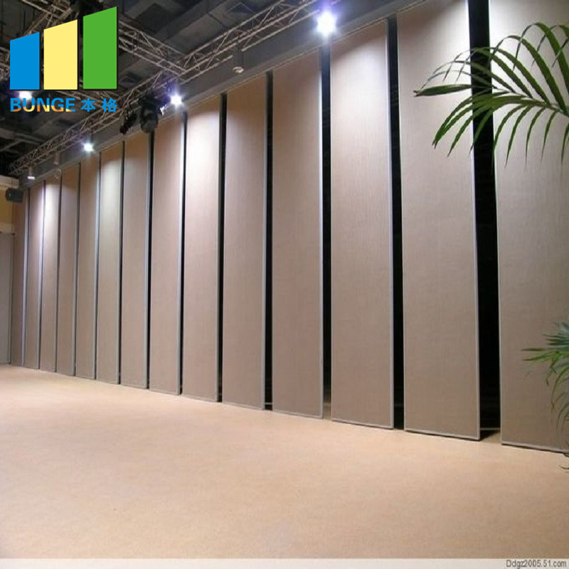 Sound Proofing Insulation Folding Partitions Acoustic Movable Walls for Conference Room