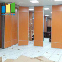 Melamine Conference Hall Movable Partition Walls Acoustic Sliding Sound Proof Fire Proof