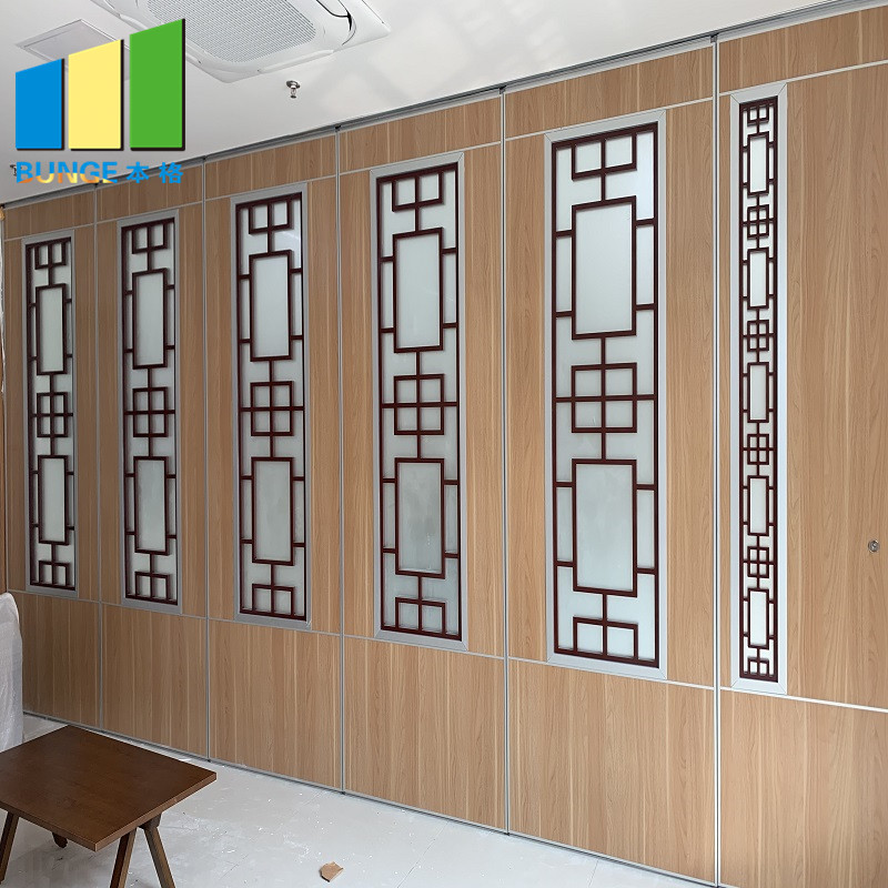 Commercial Restaurant Folding Mobile Wall Partition Sliding Acoustic Movable Partition Manufacturer