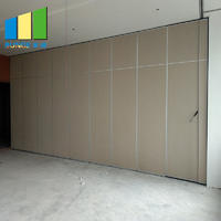 Aluminum Frame Sliding Office Partition Door Classroom Accordion Foldable Wall Partition Philippines