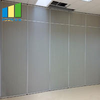Mobile Acoustic Room Dividing System Soundproof Sliding Foldable Removable Wall Partitions for Office