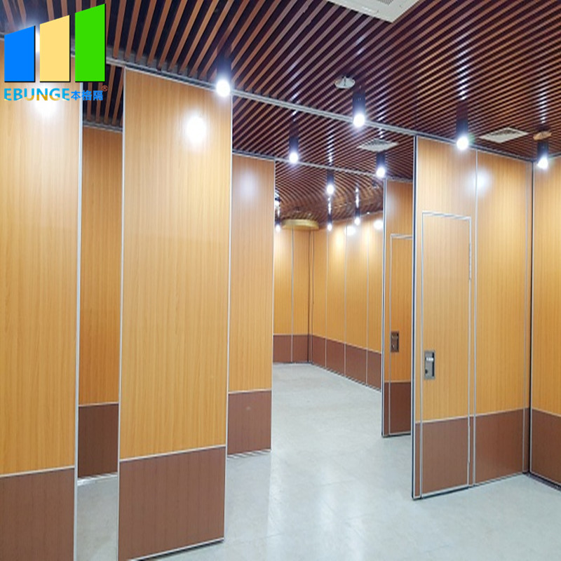Decorative partition wall with shutter movable partition in bahrain for exhibition hall